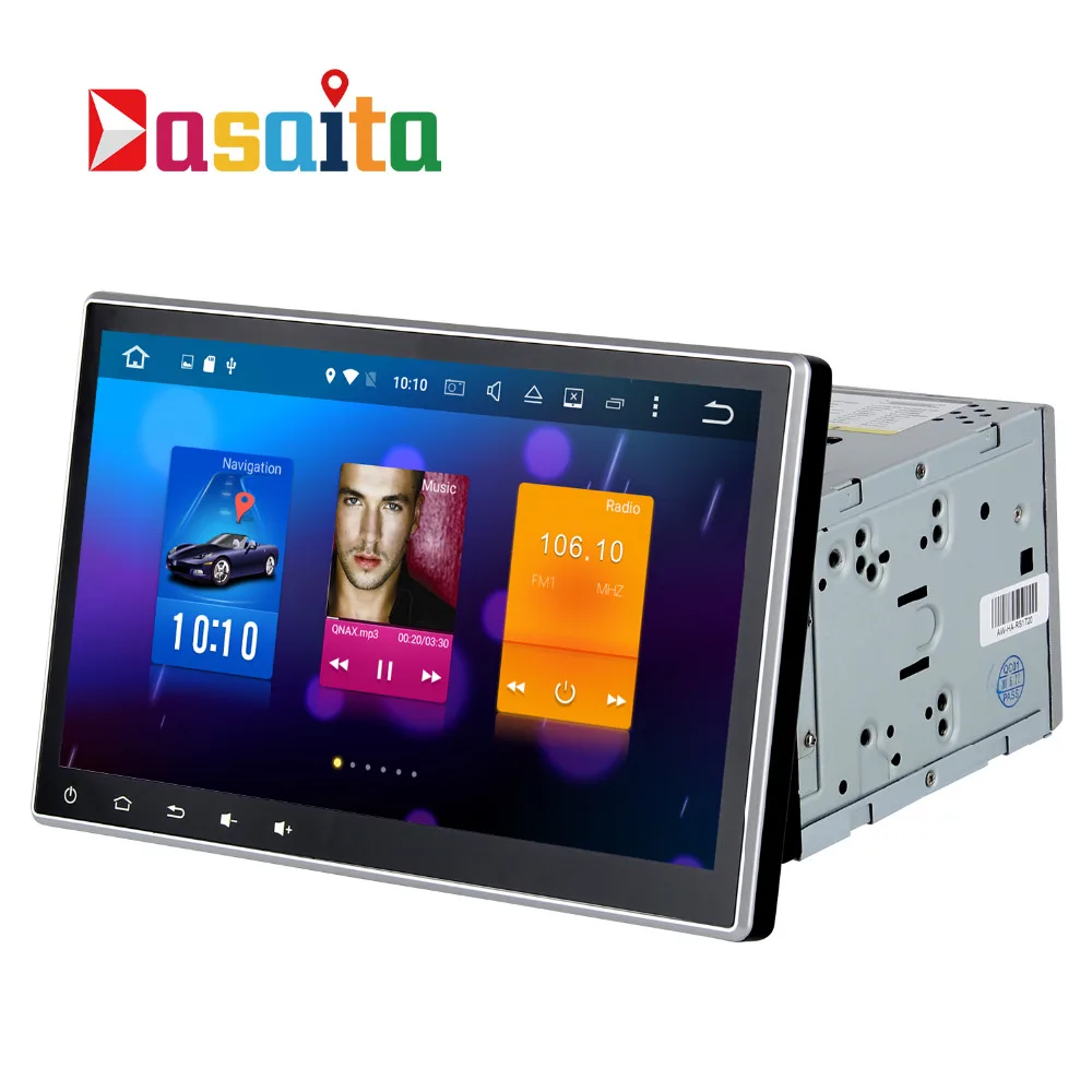 Dasaita 6 0 &quotAndroid 10 2 DVD плеер автомобиля для din универсальный автомобиль с Octa core ГБ + 32