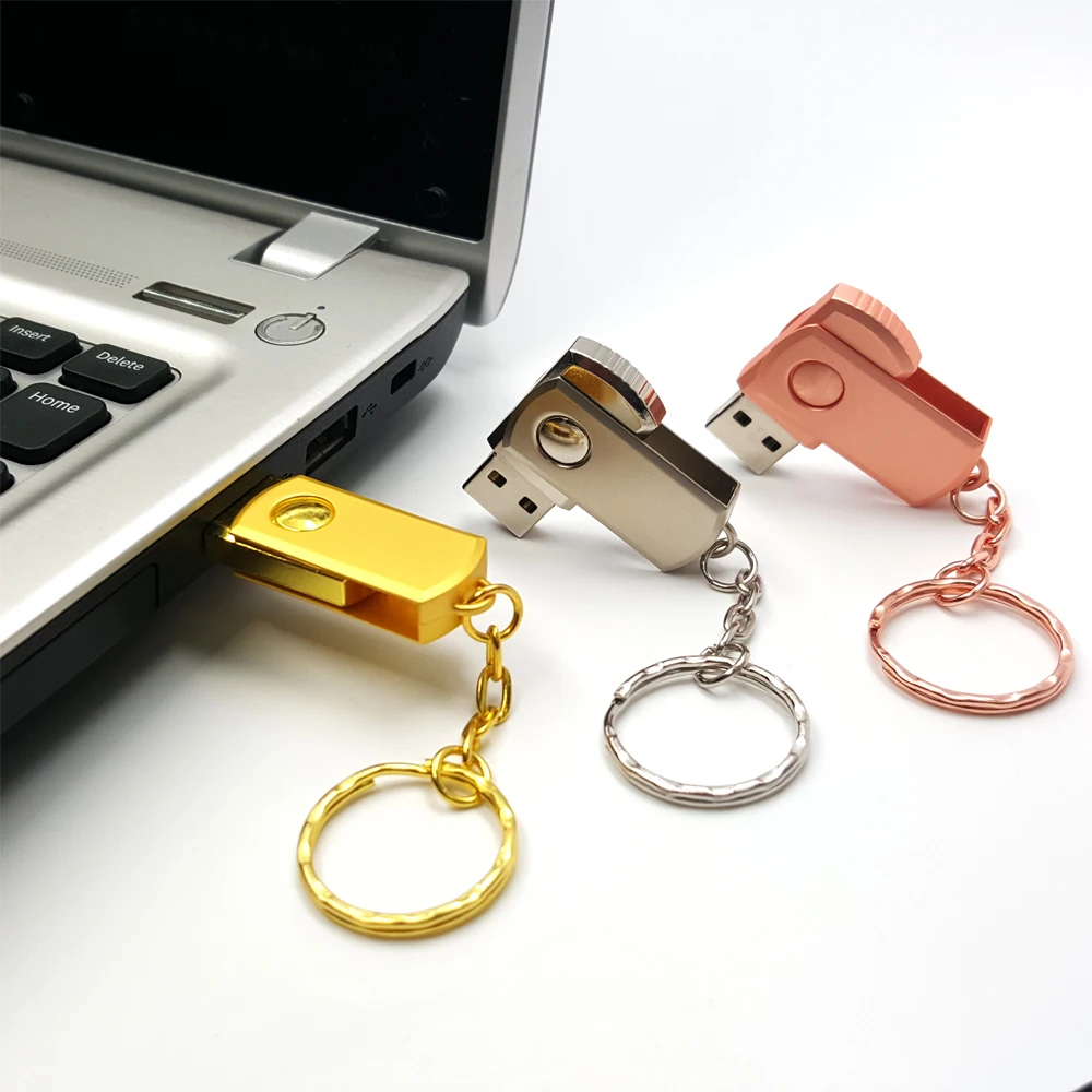 Бесплатная OTG адаптер USB 3 0 флешки Горячая продажа металлические поворотные 4G 8G 16G