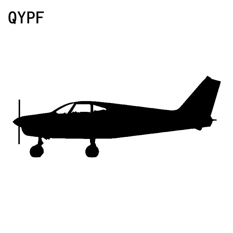 

QYPF 17.5cm*7cm Cartoon Children Feeling Convenient Passenger Airplane Original Vinyl Car Sticker Specific Decal C18-0790