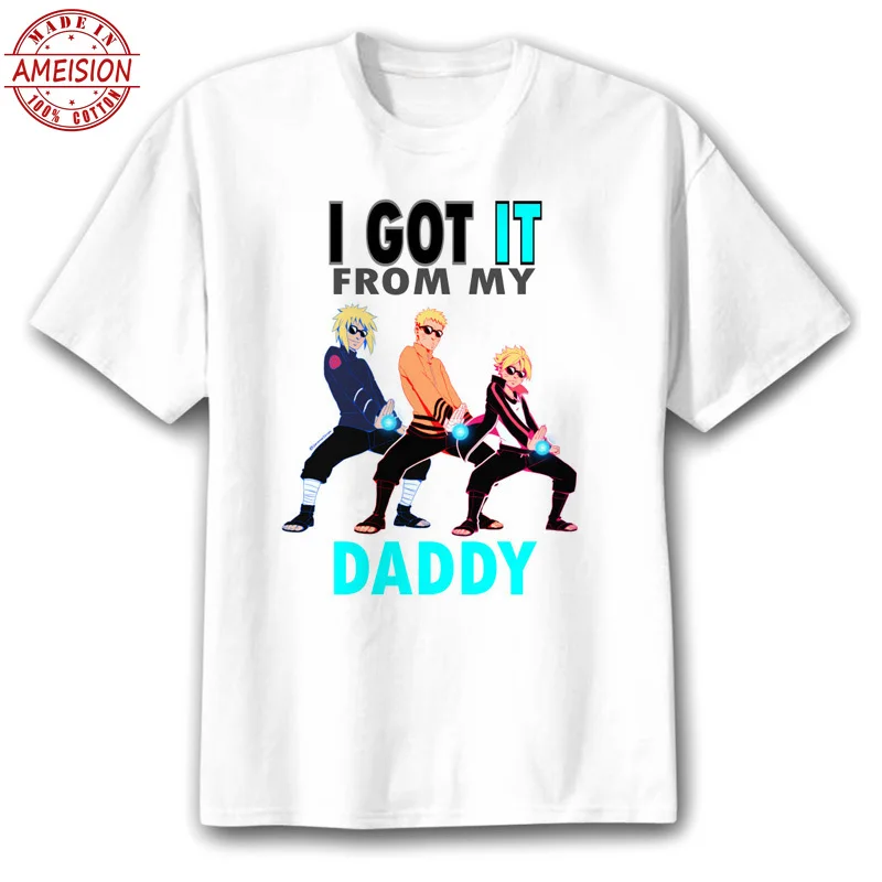 Hokage naruto print casual tshirt mens o-neck t shirts fashion men's tops men T-shirt male Print O-Neck Short | Мужская одежда
