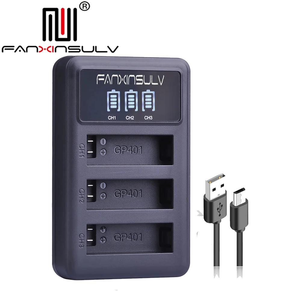 2Pcs AHDBT-401 Gopro Hero 4 Battery + LED 3-Slots USB Charger For GoPro HERO4 Go Pro4 gopro hero SHIP WITH TRACKING NUMBER - 2 аккумулятора AHDBT-401 для камеры GoPro Hero 4 + LED-зарядное устройство с 3 слотами USB для GoPro HERO4 Go Pro4 gopro hero ОТПР