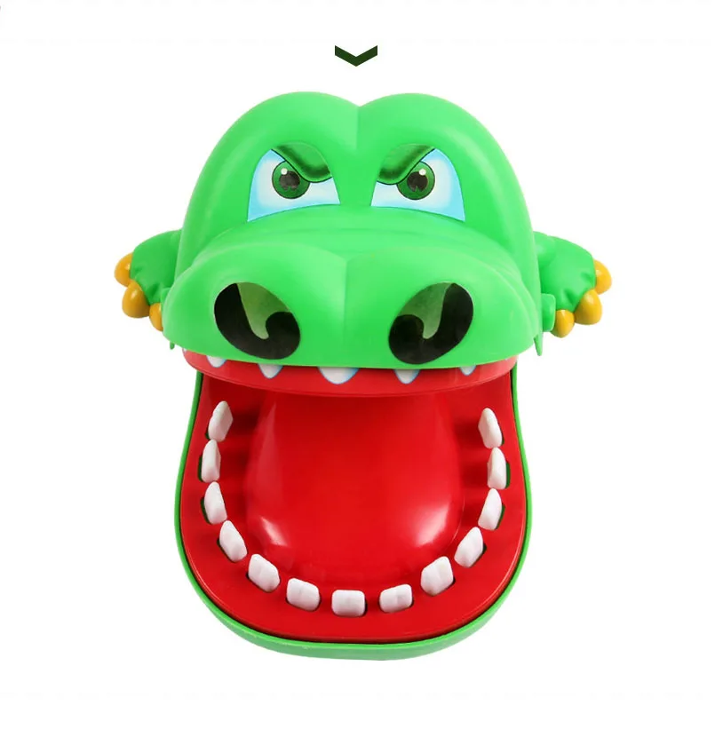 Лидер продаж 1 шт. Творческий розыгрыши рот зуб аллигатора вручную детская Семья
