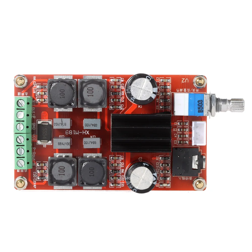 TPA3116D2 2*50 Вт Цифровой усилитель мощности плата класса D DC12V 24V двухканальный АУДИО