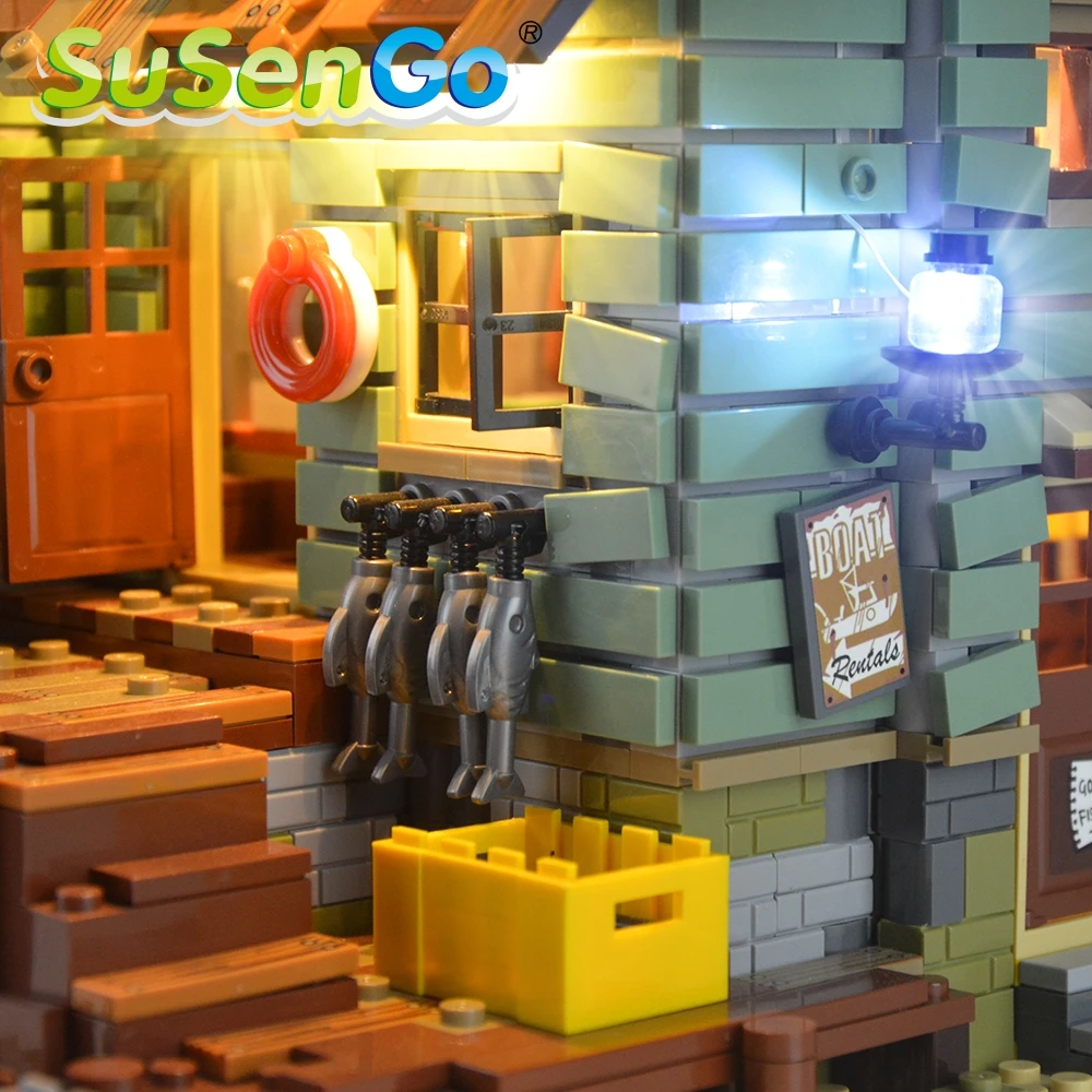 SenSuGo светодиодный светильник комплект для 21310|building blocks set|block setled block |