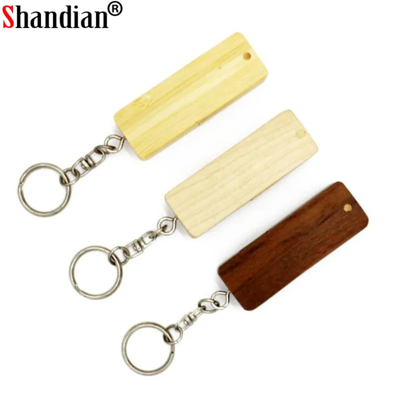 SHANDIAN логотип персональный деревянный USB флеш-накопитель креативный подарок индивидуальный логотип дерево u диск бамбуковая Флешка 8 ГБ 16 ГБ 32 ГБ 64 г горячая распродажа