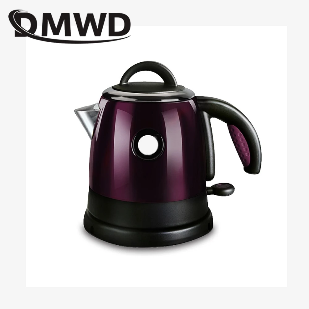 DMWD, 0.8л, сплит стиль, нержавеющая сталь, нагрев, бойлер для горячей воды, электрический чайник, автоматическое отключение, чайник, нагреватель, ЕС, США, вилка