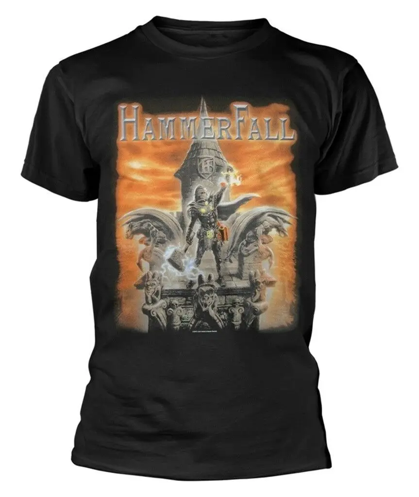 Футболка Hammerfall 'Built To Last' новая и официальная! Летняя мужская модная футболка
