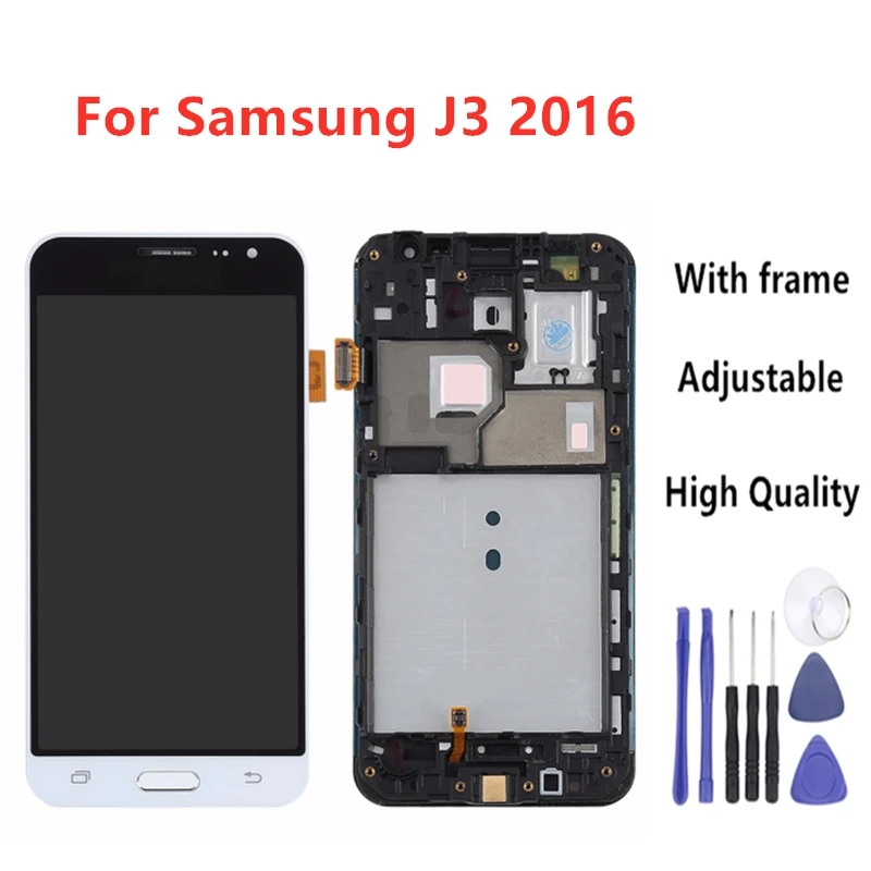 Для Samsung Galaxy J3 2016 ЖК дисплей кодирующий преобразователь сенсорного экрана в сборе