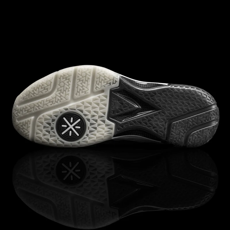 Мужские кроссовки Li-Ning WOW 5 серые камуфляжные баскетбольные ботинки WOW5 спортивная