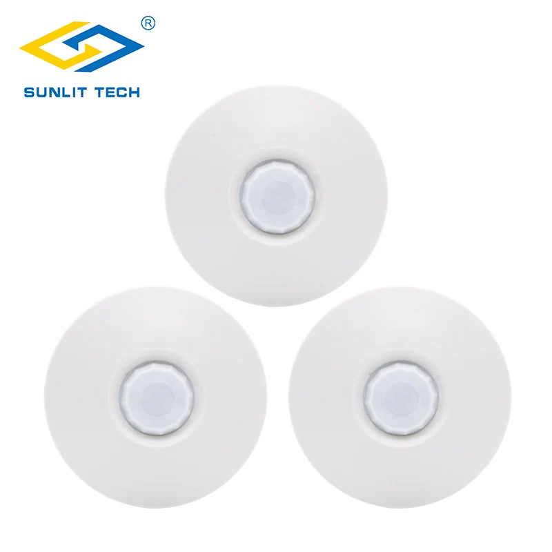 

3pcs Wireless Ceiling pir Sensor Indoor Infrared Motion Detector 360 Degree Detecting For 433MHz Smart Home Alarm Systems