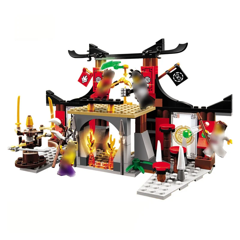 Ninjago 10319 Duel Ninjutsu набор моделей для вождения совместимые с e ninjagoes развивающие