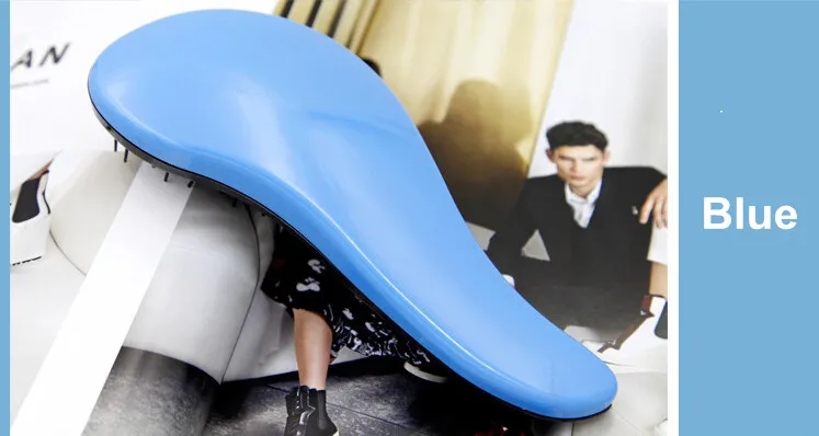 Бесплатная доставка розовый магия Detangling ручка клубок душ щетка для волос гребень