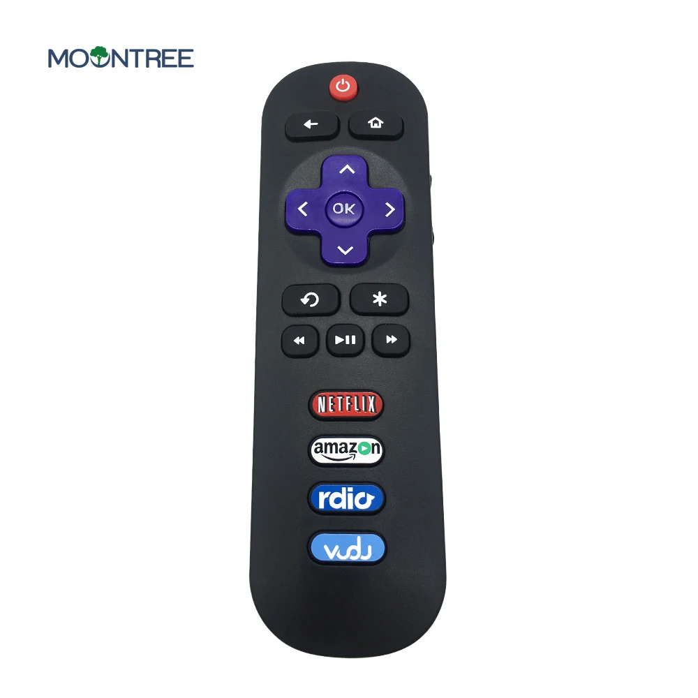 

RC280 Universal TV Remote Control for TCL ROKU SMART Ready HDTV TV with Shortcut Netflix Amazon Vudu Button Replacement