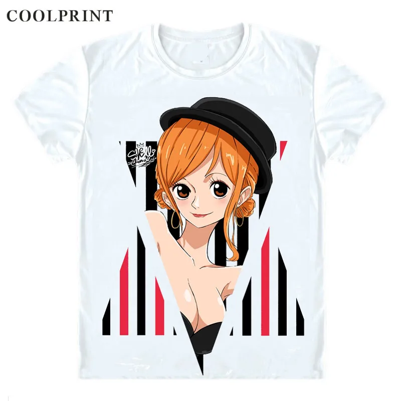COOLPRINT цельные футболки с коротким рукавом Аниме Манга соломенная шляпа Пираты