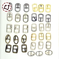 new arrived 30pcslot silver gun black gold small square round alloy metal shoes bags belt buckles diy accessory sewing xk023