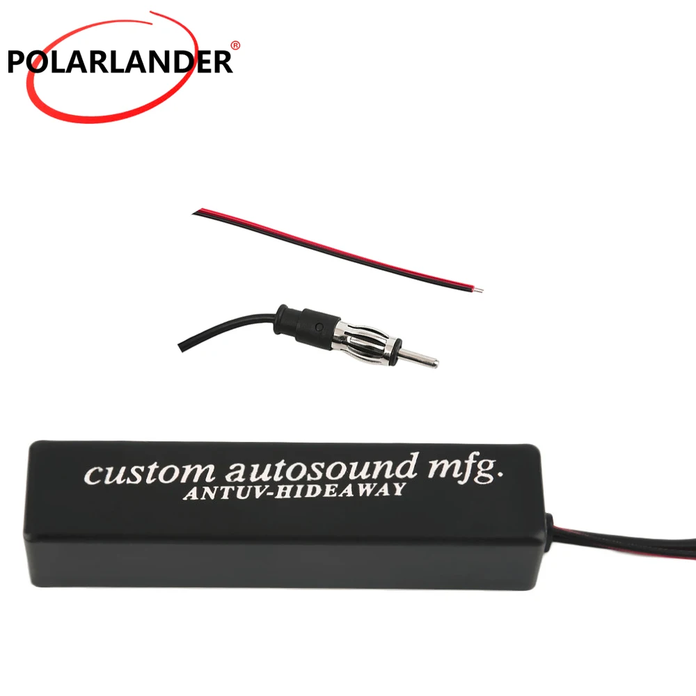 Universal Auto Car Radio FM Antenna Signal Enhance Device 12V Booster Amp Amplifier for Marine Vehicle Boat RV | Автомобили и