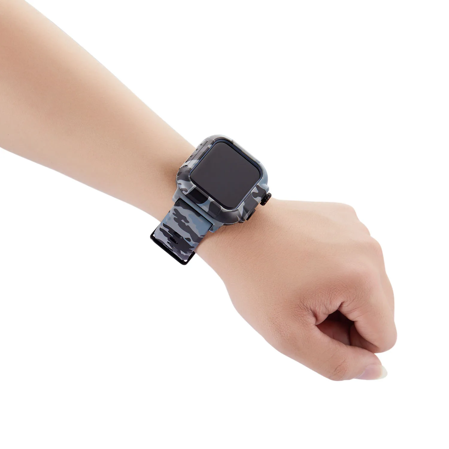 Водонепроницаемый силиконовый чехол IP68 ДЛЯ Apple Watch iWatch 44 мм 42 ремешок серии 2/3/4/5