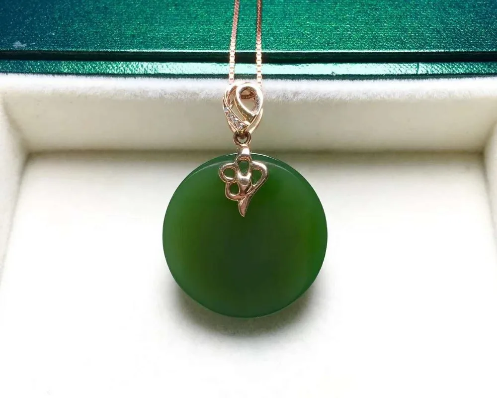 18K золото инкрустированный hitian Biyu Pingan pendantJ24 # |