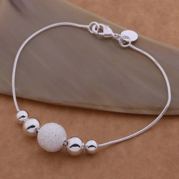 Красивый модный посеребренный очаровательный браслет Великолепные Ювелирные