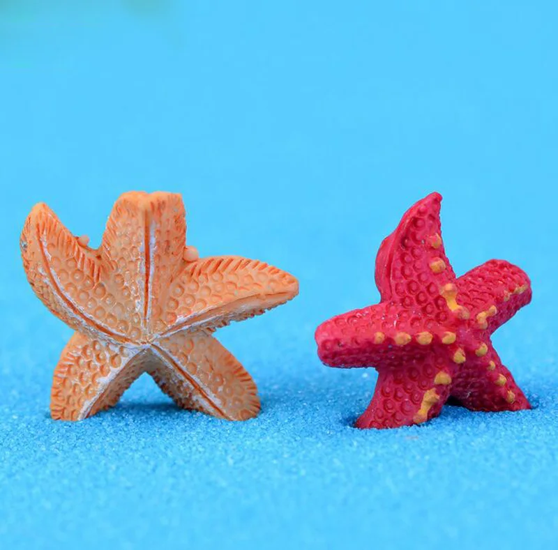 Миниатюрные фигурки Starfish украшения из 2 предметов сказочные садовые аксессуары