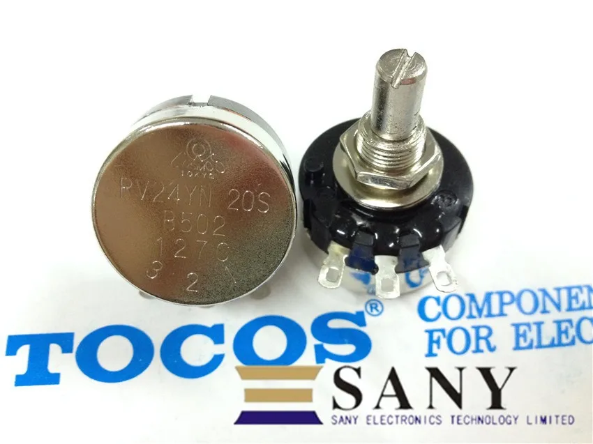 [BELLA] импортный потенциометр TOCOS RV24YN 20S B502 10PCS/лот|tocos potentiometer| |