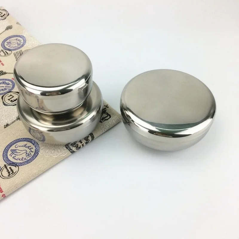 Чаша из нержавеющей стали с крышкой | Дом и сад