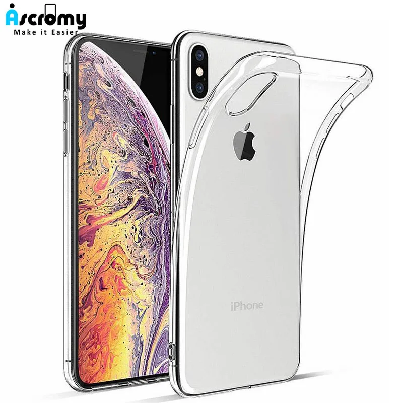 Прозрачный мягкий чехол из ТПУ для iPhone 12 Mini 11 Pro Max XS XR X 8 7 6s 6 Plus SE 2020 5|Сумки