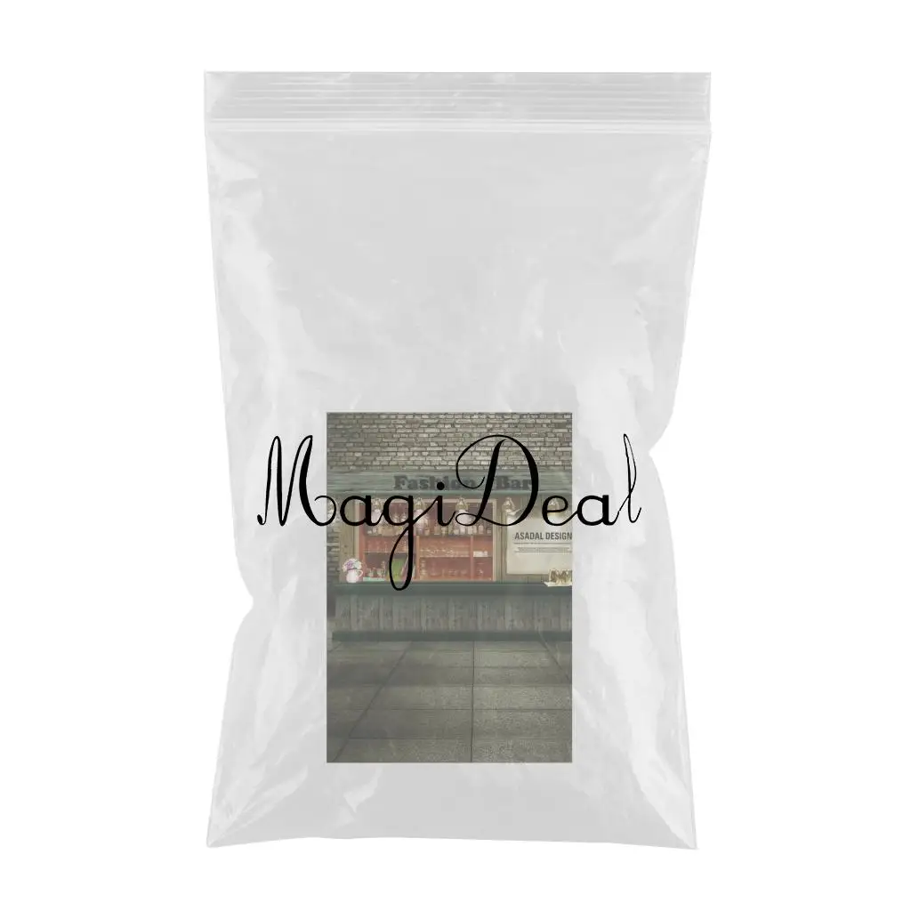 

Fashion Bar Backdrop Backcloth Background for Doll Photography Accs 30x60cm