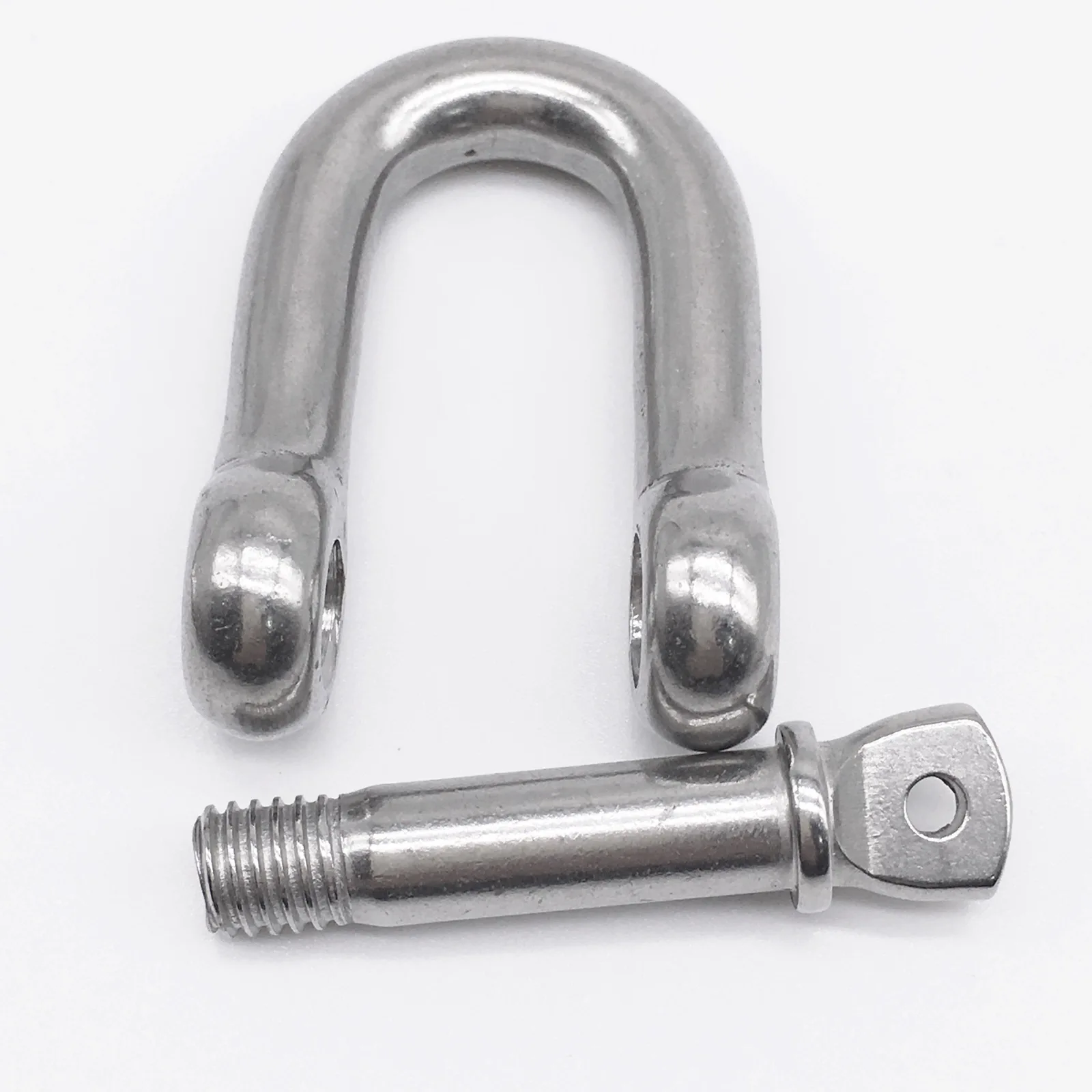 

Wkooa D Shackel Ring M10 AISI 304 Marine Grade Polished Stainless Steel 10 pieces