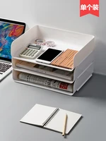 office organizer desk magazine holder school supplies paper tray stackable storage rack plastic file box