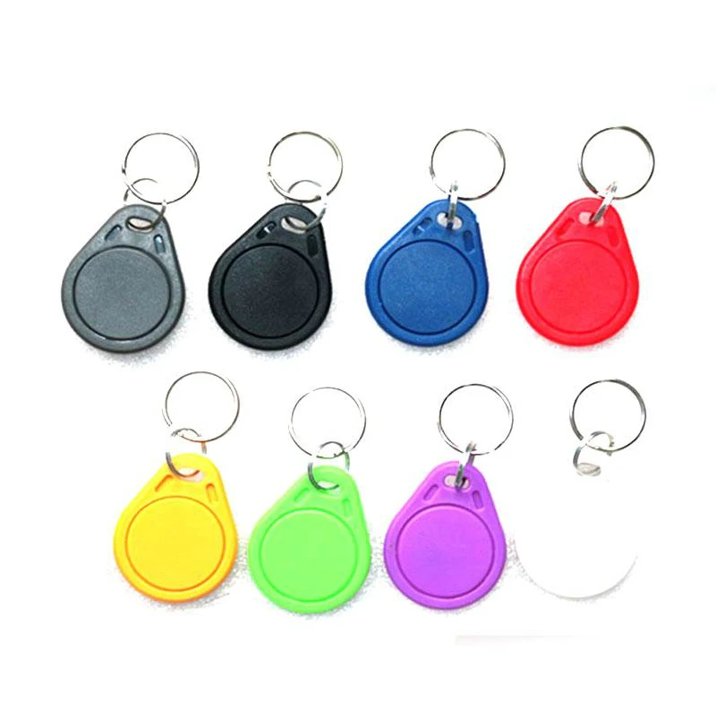 

100pcs UID RFID 13.56mhz Duplicator Copy IC Tag Tags Card Sticker Key Fob Token Ring Proximity Chip Block 0 Sector Writable