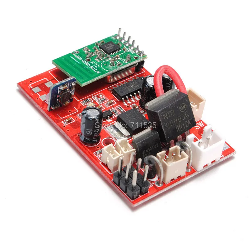 5 шт./лот V913 16 приемник материнская плата печатная детали для WLTOYS сплав 2 4G 4CH Gyro RC