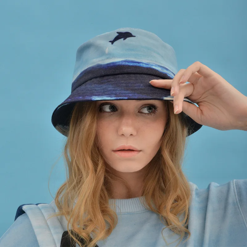 2017 летательный аппарат печать Панама шляпа рыбак шляпы для мужчин и женщин