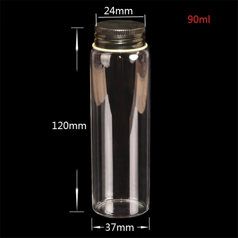 30 x диаметр 37 мм пустые флаконы для образцов прозрачные стеклянные бутылки с