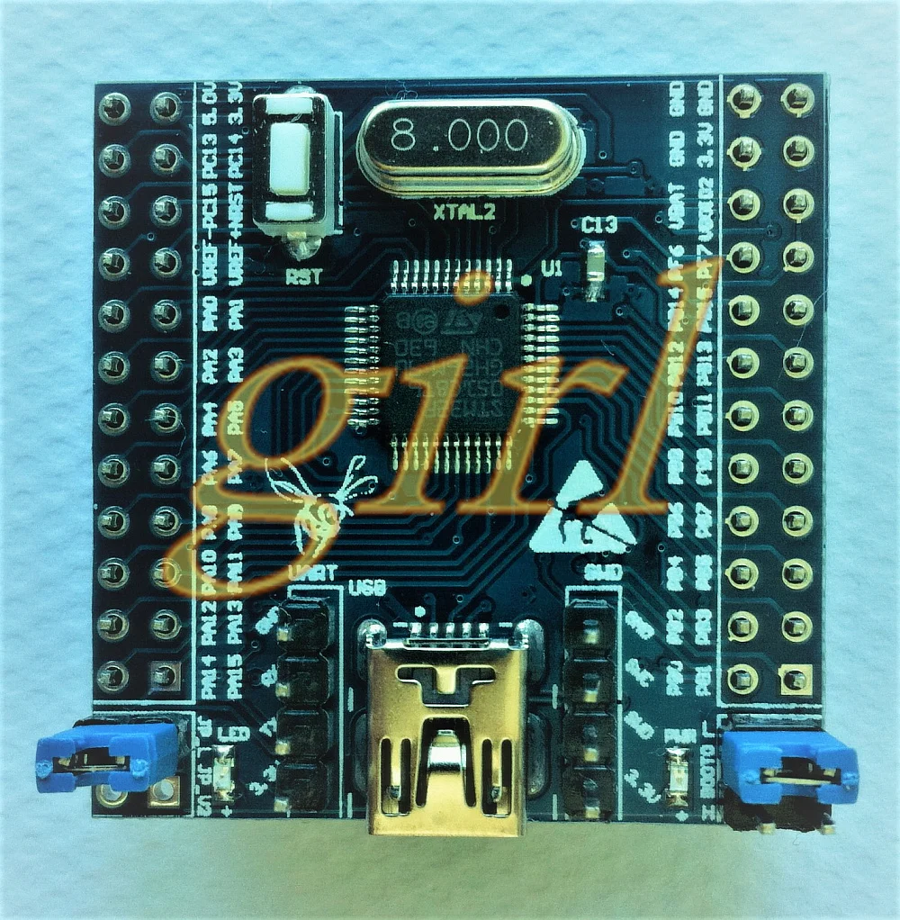 Основная плата STM32F051C8T6 минимальная системная основная STM32F051 мини-плата. |