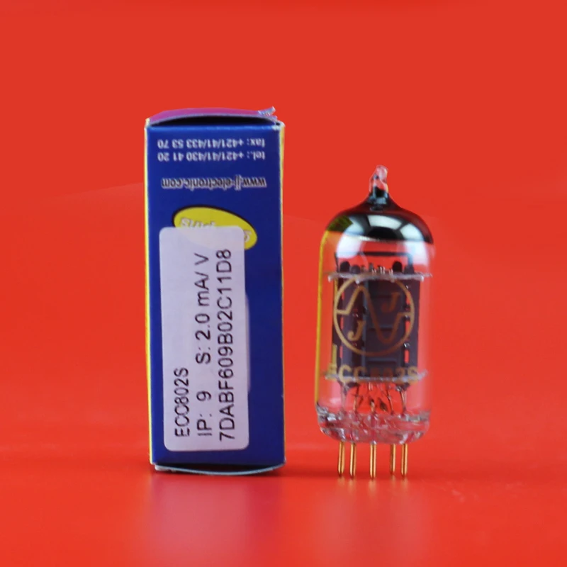 Бесплатная доставка 2 шт JJ ECC802S (12AU7/ECC82/ECC802) золотые булавки вакуумная трубка