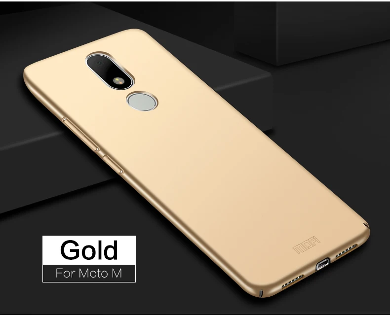 Для Motorola Moto M XT1662 чехол Mofi Жесткий задний полный Чехол для Moto M XT1663 5," матовый пластик Funda чехол s