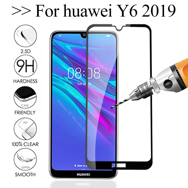 Защитное стекло для Huawei Y6 Pro|Защитные стёкла и плёнки телефонов| |
