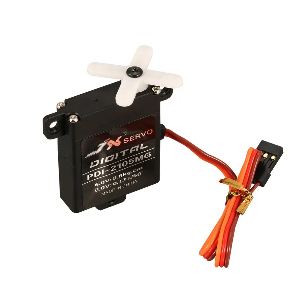 JX PDI 2105MG металлический Шестерни 4 8 V 6V 5 Кг большой крутящий момент цифровой