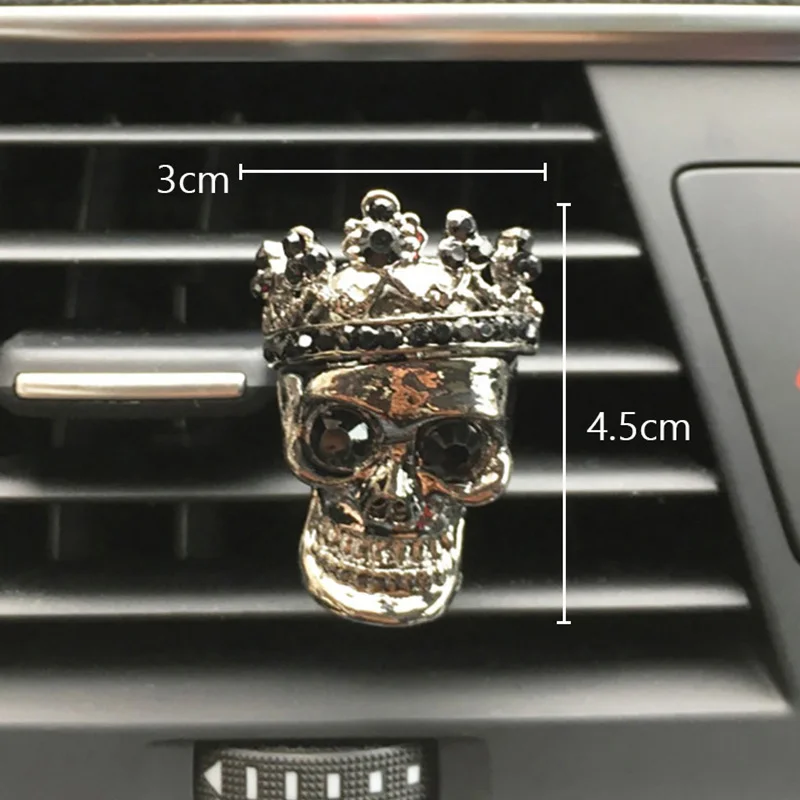 Ароматизатор для украшения автомобиля Cool Skull автомобильный ароматизатор зажимы