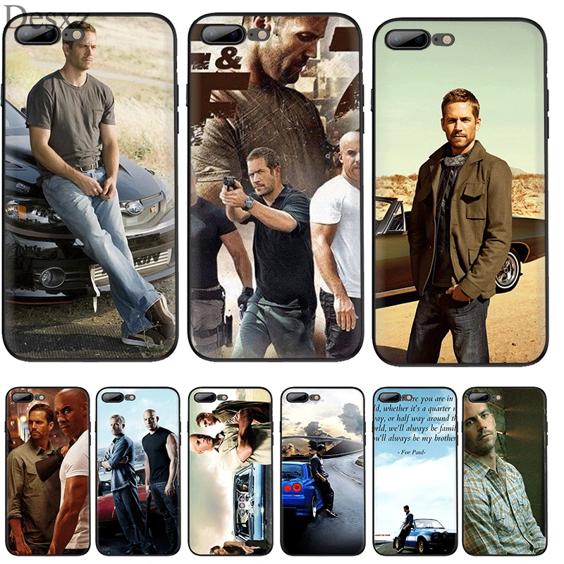 Чехол из ТПУ для телефона Paul Walker Fast Furious Iphone 5 5S SE 6 6s 7 8 Plus X XR XS Max House|Чехлы-накладки| |