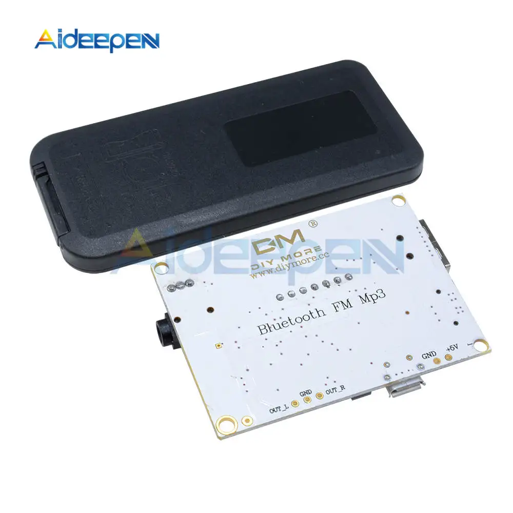 Цифровой дисплей Bluetooth беспроводной MP3/FM декодирующая плата TF Micro SD карта светодиодный звуковой модуль с инфракрасным пультом дистанционного управления
