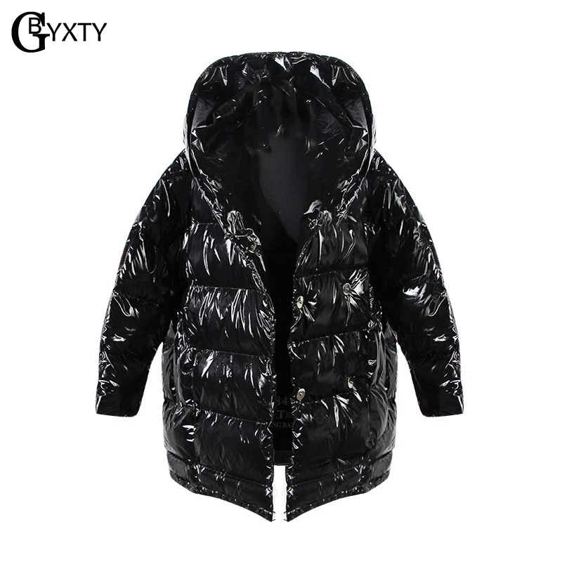 GBYXTY cazadoras mujer invierno 2019 зимняя женская толстая куртка с капюшоном металлического
