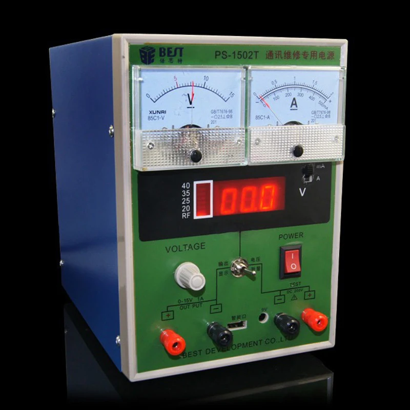 Источник стабилизированного напряжения 220V 0 15V 2A лучшая машина для испытания