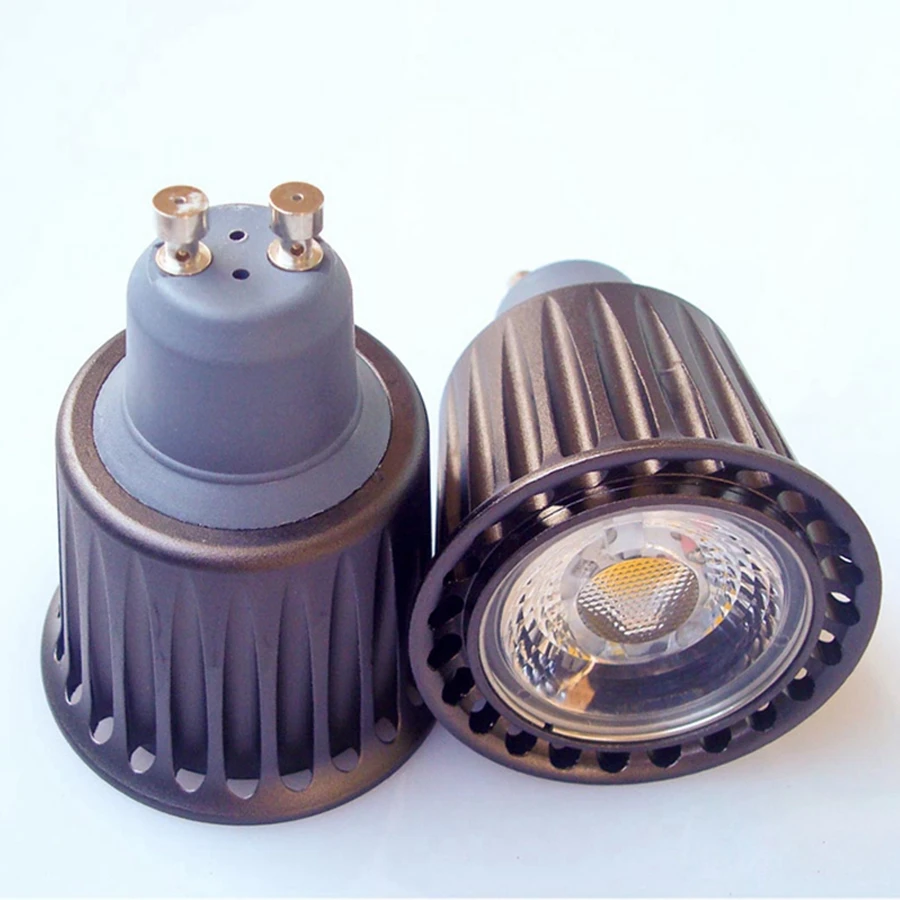 CRI&gt 88 CREE 9 Вт 12 15 COB Светодиодный прожектор серебристый/коричневый дисплей витрина