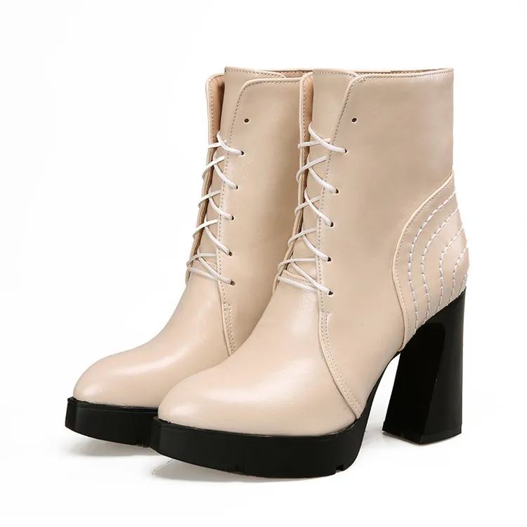 

2017 Botas Mujer Winter Boots Big Size New Ponited Toe Boots For Women Sexy Ankle Heels Fashion Winter Shoes Casual Snow T732