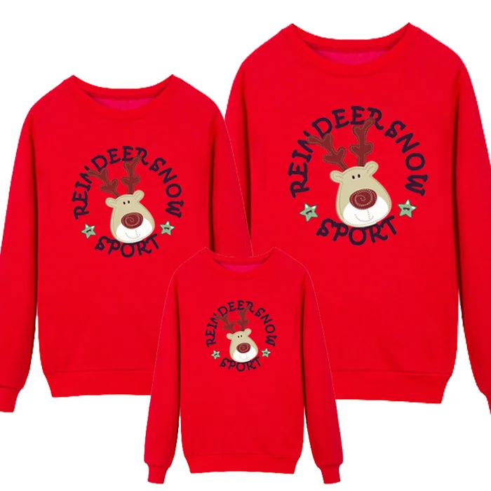 2019 зимняя семейная одежда для детей мужчин и женщин толстовки с мультяшным