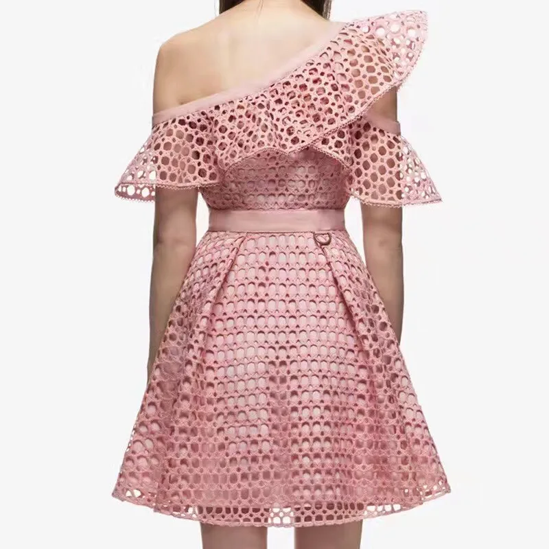 High end дизайн для женщин Модный взлетно посадочной полосы вечерние короткое