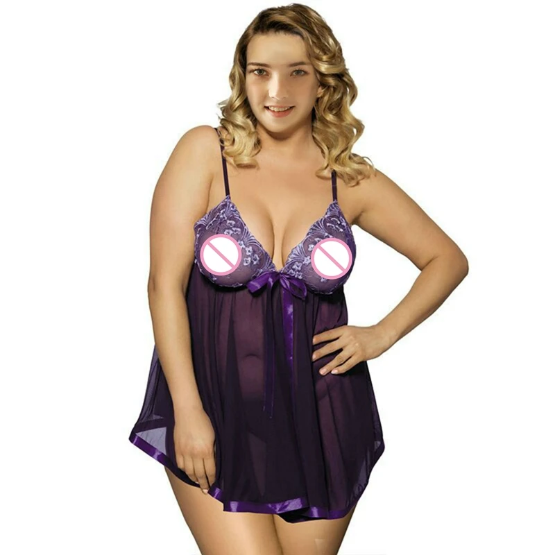 Размера плюс 6XL прозрачное сексуальное женское нижнее белье кружевное порно