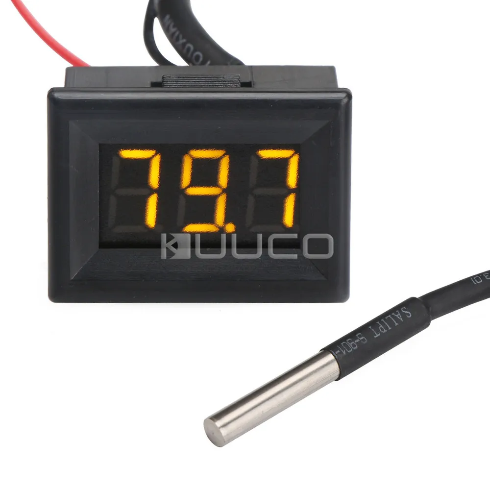 Digital Meter -67~+257 Fahrenheit Degrees Temperature DC 12V 24V Thermometer/Tester for Car/Indoor/Outdoor | Обустройство дома